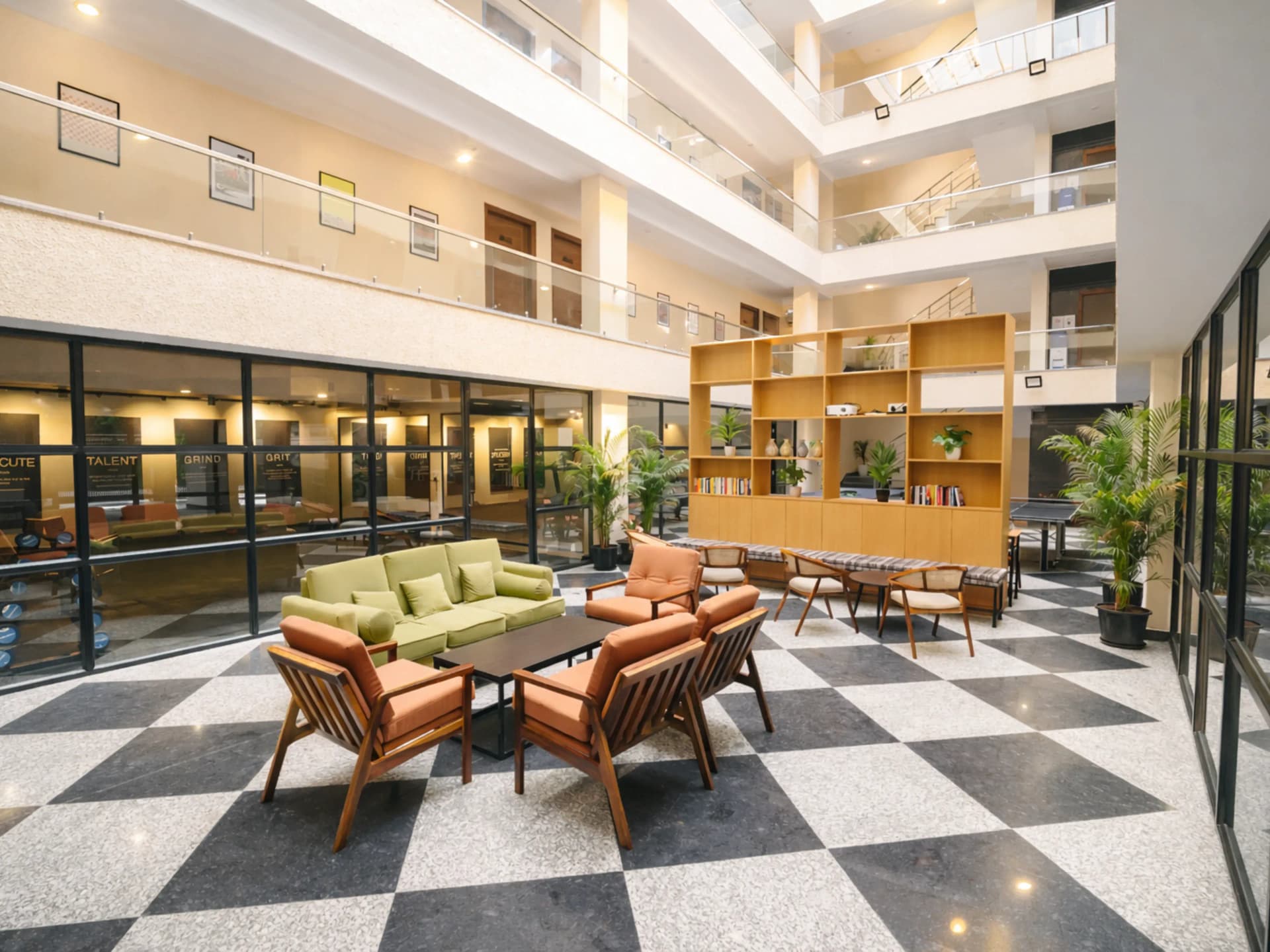 Nova is a coliving PG in Gurugram, offering 96 beds across 48 Rooms apartments with rooms starting at Rs. 30,000/month.